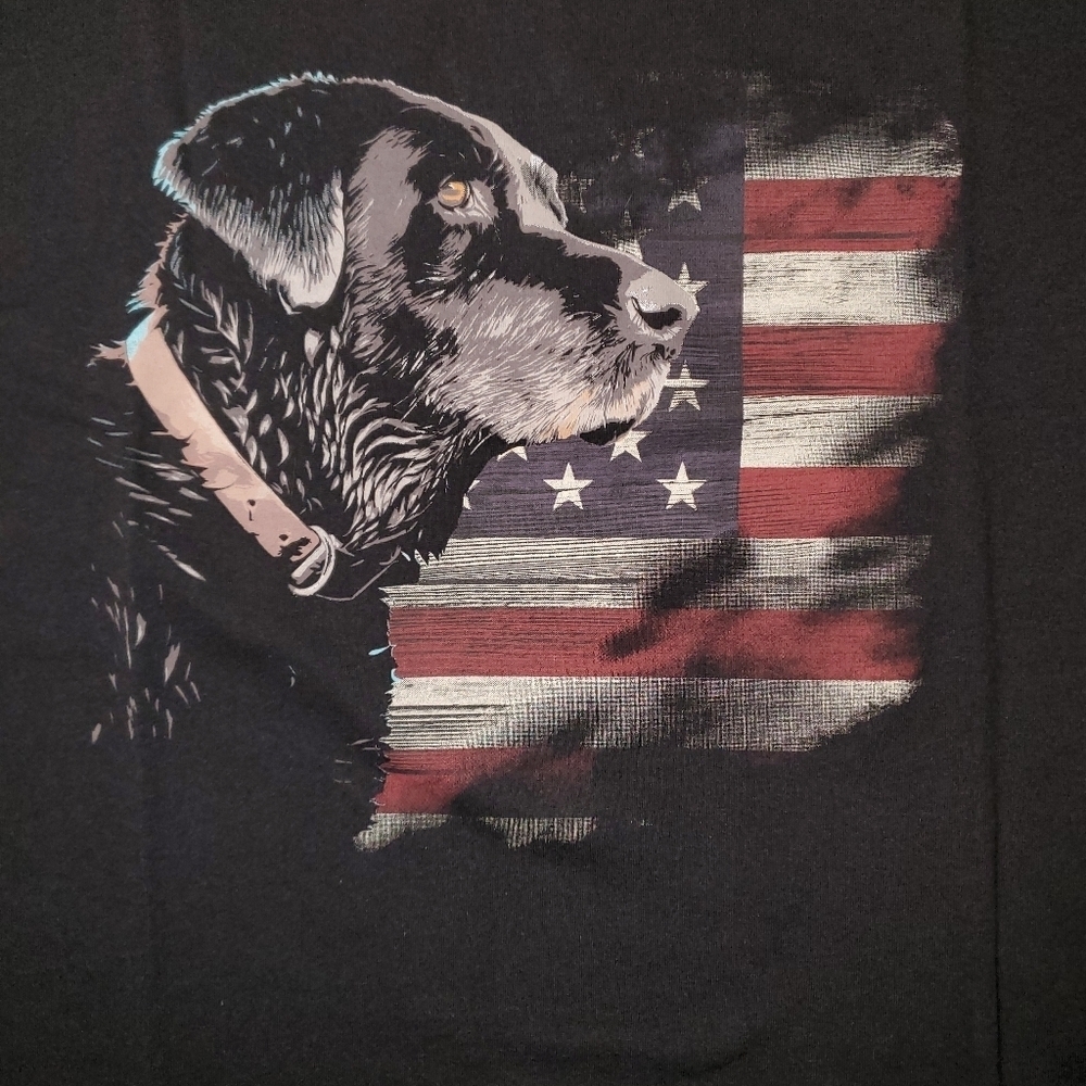 Labrador and Flag Tshirt